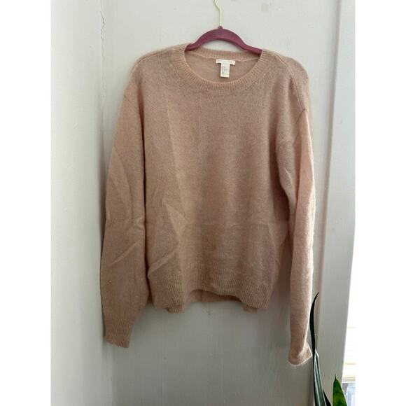 H&M Women's Pink Crewneck Sweater | Size Small - Picture 1 of 5
